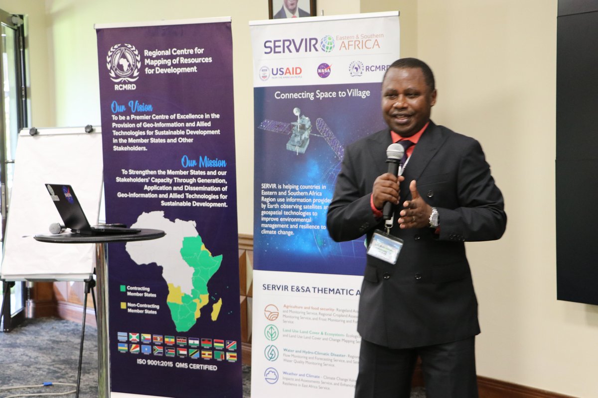 RCMRD_'s tweet photo. #GAIINSProjectKickoff
#RCMRD DG @Ebnziza1 underscores the importance of the #GAIINSProject. Connecting Space to village: #NASA is giving us the Space but until we reach the person on the ground, it remains in space. That is where @RCMRD_ comes in to link the space to the village! https://t.co/QBRIAqURwi