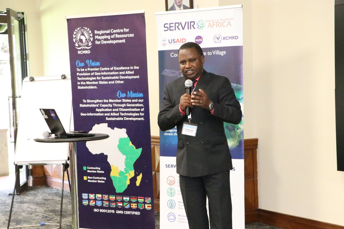 RCMRD_'s tweet photo. #GAIINSProjectKickoff
#RCMRD DG @Ebnziza1 underscores the importance of the #GAIINSProject. Connecting Space to village: #NASA is giving us the Space but until we reach the person on the ground, it remains in space. That is where @RCMRD_ comes in to link the space to the village! https://t.co/QBRIAqURwi