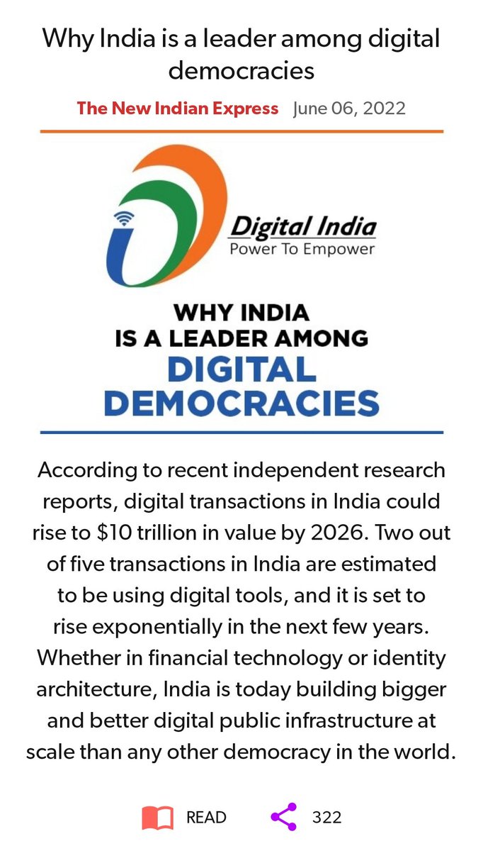 #DigitalIndia #DigitalTransactions #DigitalDemocracies 

Why India is a leader among digital democracies
newindianexpress.com/opinions/2022/…