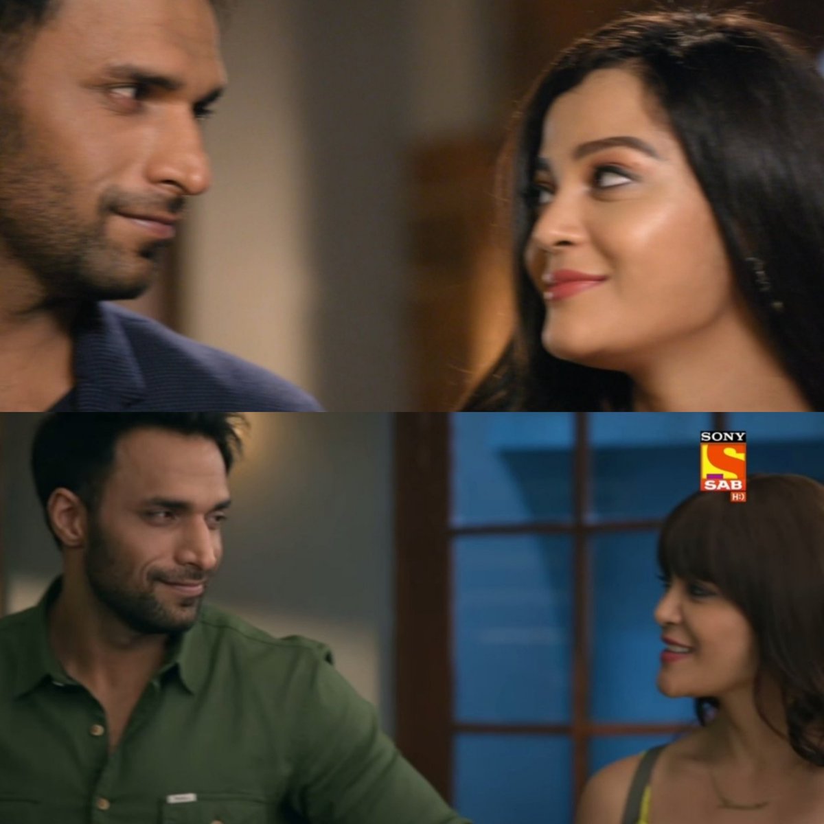 Parallels 🥺💗 
Eye contact &amp; precious smile 🤧❤
Heart smiles 🙌💝
#MoRan #ZiddiDilMaaneNa