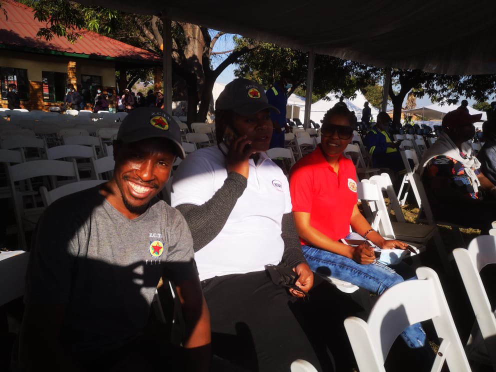 The Young Workers are here in Hwange Kamandama Commemorations. AHOYI ma Young Workers AHOYI!!💔