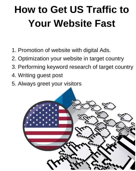 websiteee1's tweet photo. How to Get US Traffic https://t.co/HoVWCvVuft to Your Website Fast? 
#buyUStraffic #websitetraffic #onlinebusiness #website #blogger https://t.co/ikvLeL9h7U