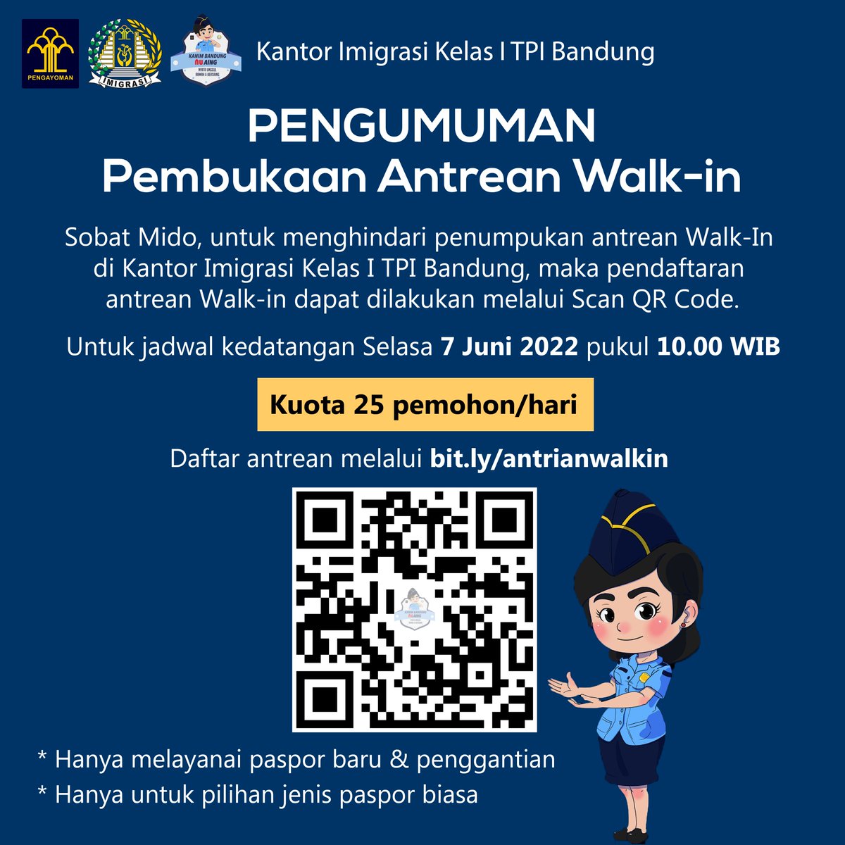 Kantor Imigrasi Bandung tweet media