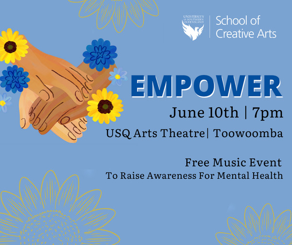 You're invited to a night of Empowering music presented by student Kirsty Huth and her band to support mental health awareness. Featuring music from Elton John, John Farnham, The Beatles and Sara Bareilles. Free event, bookings essential bit.ly/empowerconcert