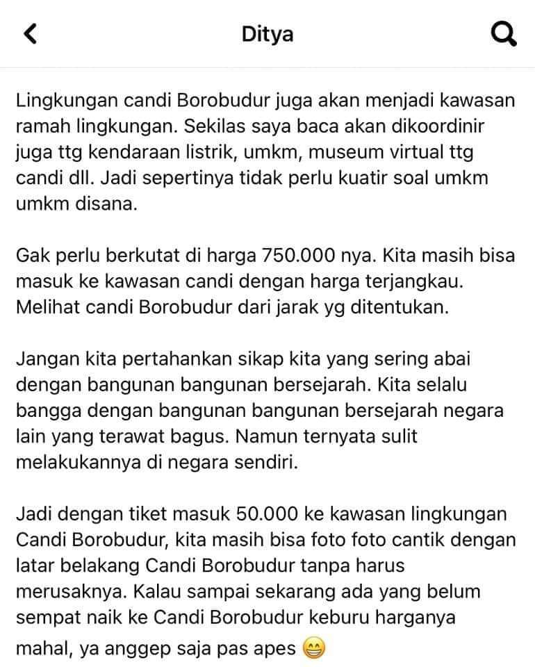 lilithsphere's tweet photo. @Wisata_IDN Barangkali bisa dibaca
DIBACA YA INI 750K UNTUK TIKET NAIK KE CANDI
AJHSSKSHSLSHSKSOSHSSISGSS ayolah jangan mudah kebakar https://t.co/DAWEAX4PYA