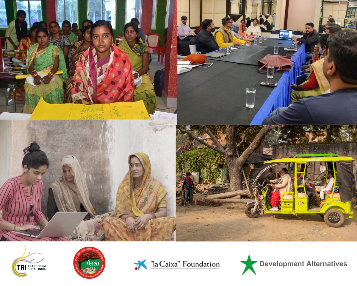 Development Alternatives (@daperspectives) on Twitter photo We are excited to collaborate with <a href="/Prerna_UPSRLM/">Prerna UPSRLM</a> and <a href="/TRIFoundation/">Transforming Rural India Foundation</a> to work towards creating dignified livelihoods and accelerate job creation. Learnings of #Work4ProgressLaCaixa will be used for mainstreaming it with #SVEP.
#inclusiveentrepreneurship #SAMudyam #JobsWeMake We are excited to collaborate with <a href="/Prerna_UPSRLM/">Prerna UPSRLM</a> and <a href="/TRIFoundation/">Transforming Rural India Foundation</a> to work towards creating dignified livelihoods and accelerate job creation. Learnings of #Work4ProgressLaCaixa will be used for mainstreaming it with #SVEP.
#inclusiveentrepreneurship #SAMudyam #JobsWeMake