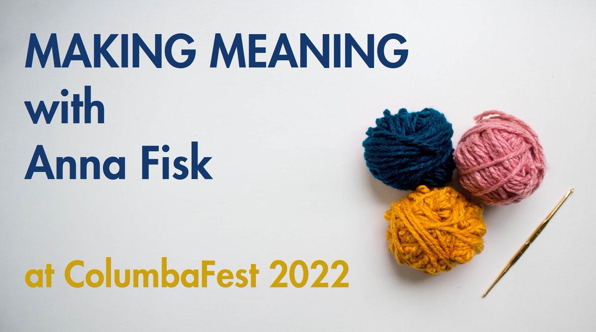 wee_wonderbox's tweet photo. We’ll be making meaning at Columbafest with scholar, activist and feminist theologian Anna Fisk! 
Bring along your own crafted objects or works in progress and share reflections at Anna’s afternoon session. 
Credit: Yarn photo by Karen Penroz, Unsplash 
#ColumbaFest #Craftivism https://t.co/9Hp0LC62bb