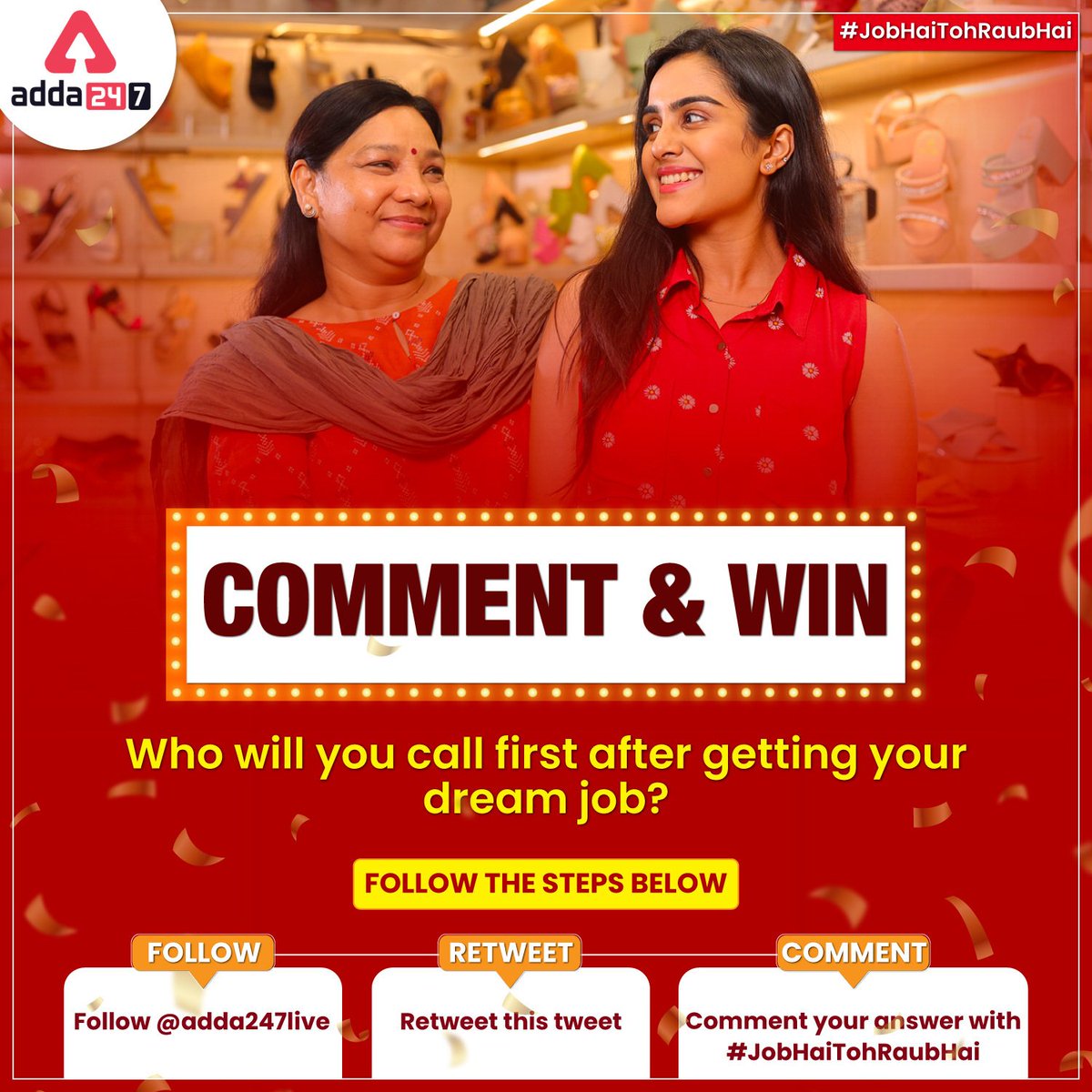 indershi61's tweet photo. #JobHaiTohRaubHai @anilnagr
@adda247live
Feeling proud 

Comment ur answer &amp; win exciting prizes lyk Adda247 merchandise, test series, Amazon Vouchers, discount coupons and mny more

1. Follow  @adda247live &amp; Retweet this
2. Comment using #JobHaiTohRaubHai https://t.co/szWHNuoFiM https://t.co/wD7HHuEmKL