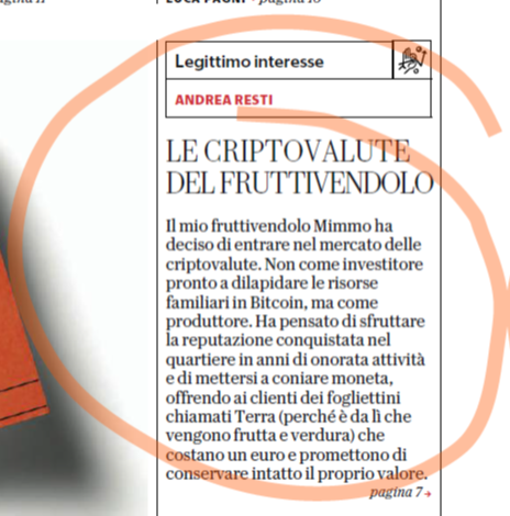 Dopo aver letto tanto sul crollo di TerraUSD, ho provato a raccontare la storia in modo semplice. <a href="/Unibocconi/">Università Bocconi</a> <a href="/RepubblicaAF/">Repubblica Affari&Finanza</a>