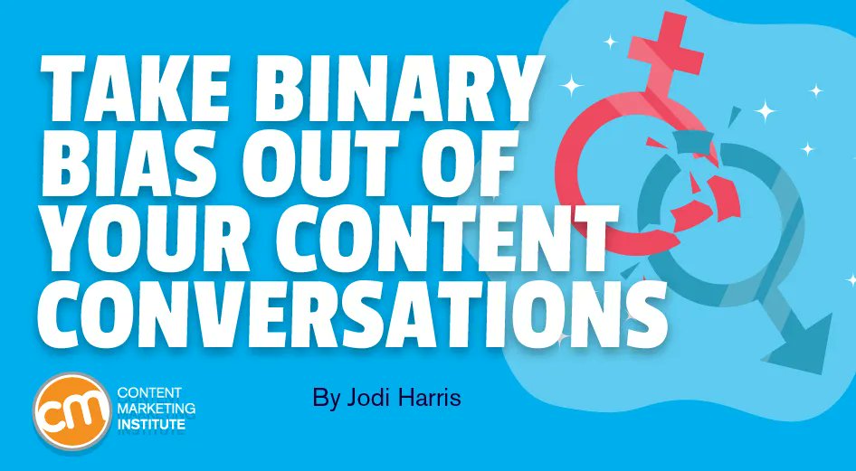 brewvyn's tweet image. Eliminating gender bias from your brand’s conversations is a critical step to  communicate more inclusively and forge stronger customer connections. Here are 5 steps to evolve your content beyond binary boundaries. buff.ly/3aeCw8a #inclusivecontent #contentstrategy