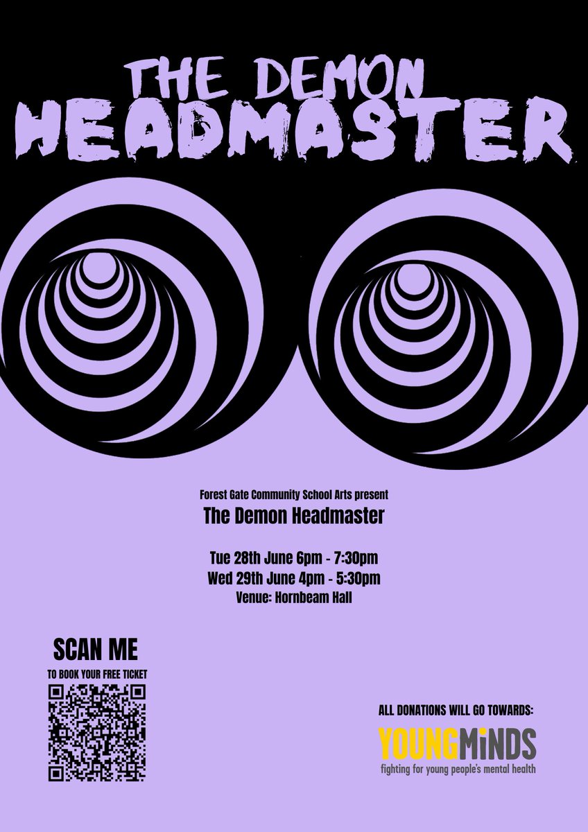 We are so excited to present to you our upcoming performance of The Demon Headmaster! Come along on Tuesday, June 28th and Wednesday, June 29th to see our students in action! #wearefgcs