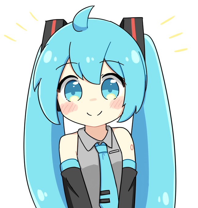 リハビリで描いたミクさん 
