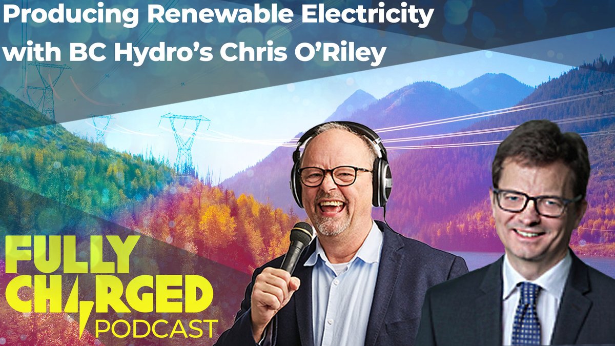 NEW PODCAST 🎙️ bit.ly/3xnPWrH 🌊
Producing Renewable Electricity w/ Chris O'Riley!

<a href="/bchydro/">BC Hydro</a> <a href="/bobbyllew/">RL_ST</a>  #Hydroelectric #Renewables