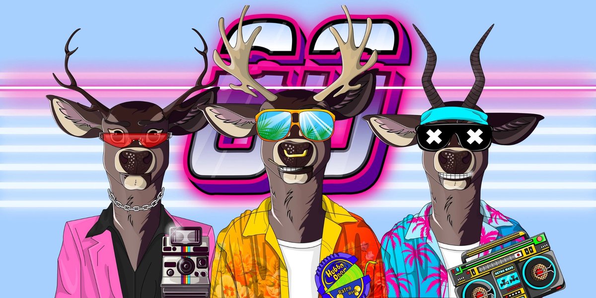 Retro Deer tweet media