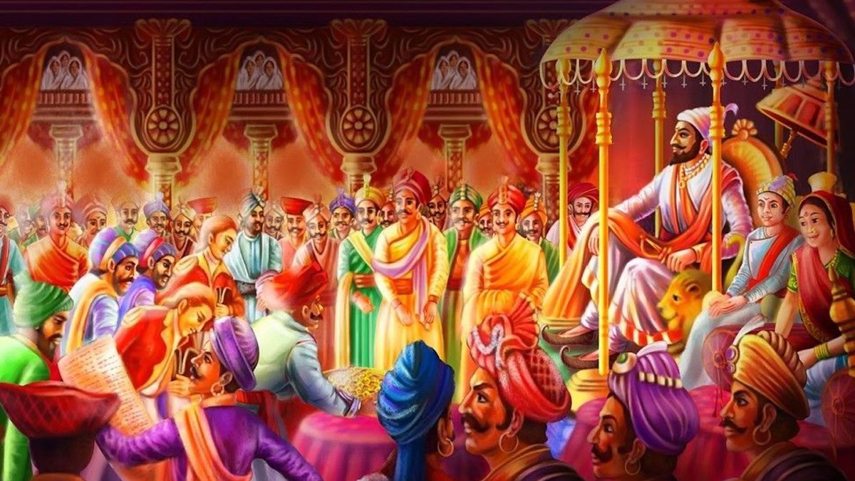 Sush_sp's tweet photo. #शिवराज्याभिषेक_सोहळा
शिवनेरीच्या क्षितिजावर उगवलेला,
शेकडो वर्षाची काळरात्र चिरुन स्वराज्याच्या मंगल प्रकाशाने सगळा आसमंत तेजोमय बनवणारा "शिवसुर्य"
छत्रपती शिवाजी महाराज 👑
राजे छत्रपती झाले! 🙏 https://t.co/CRxhzwgQTU