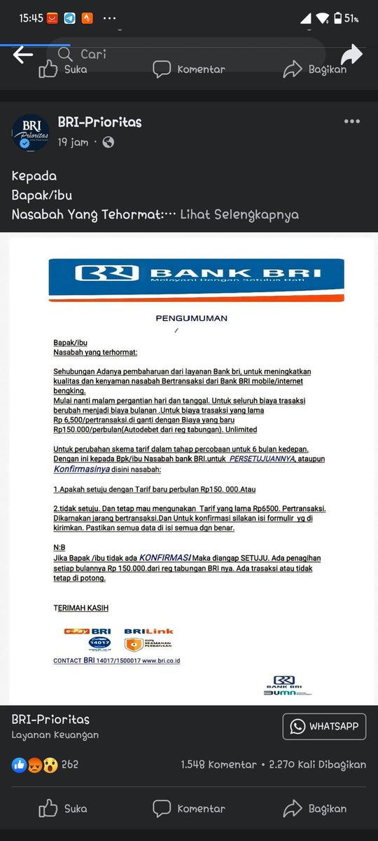 IskandarDaulima's tweet photo. @BANKBRI_ID
Monon konfirmasi nya apakah benar dengan informasi ini?
https://t.co/NGRuHk6n6i https://t.co/yla2RtBh1T