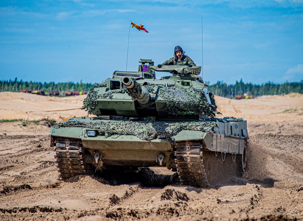 SpainNATO's tweet photo. The 🇪🇸 Army @EjercitoTierra contingent in #NATO @eFPBGLatvia took part in ex. #SummerShield.
Led by the 🇱🇻 Army, ex. #SummerShield served to enhance joint capabilities of @NATO forces by integrating air & ground operations with indirect fire support.
📸 @EMADmde 🇪🇸 https://t.co/PLWbyUyCGU
