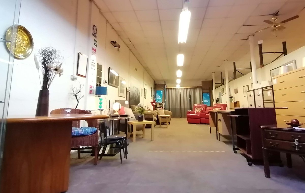 We also have a selection of preloved furniture available as well in our Ibrox shop from sofas to occasional tables 
#secondopps #charity #Glasgow #reuse