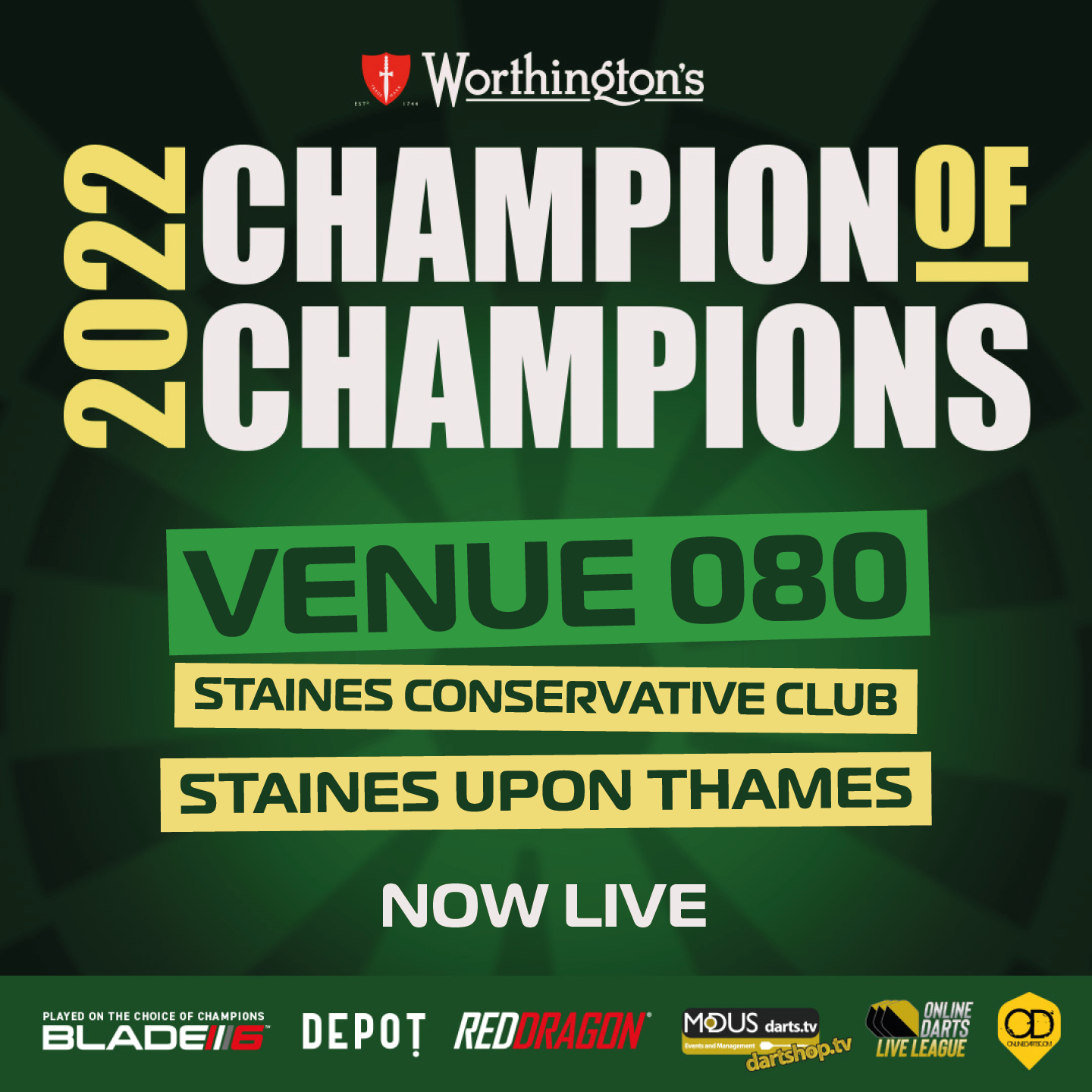 ONLINE DARTS LIVE LEAGUE, Champion of Champions