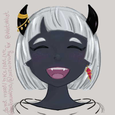 noodlenumbers's tweet photo. I was offering followers lazy headshots as I tried to narrow in on a style. Left is @VioletViolist's Aspen, Right is @taffywhat's Rakko. https://t.co/iChdeJiqxB
