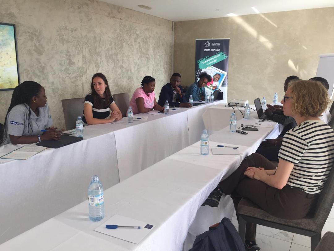 RHUganda's tweet photo. This morning, we are delighted to host @YouthAmbSRHR and Daphne Visser from @CHOICEforYouth. 

This is a learning meeting aimed at learning the role of the YAC (Youth Advisory Committee) in the programming of @rhrn_ug II project.

#WeAreRHU https://t.co/6ylIT7PSeI