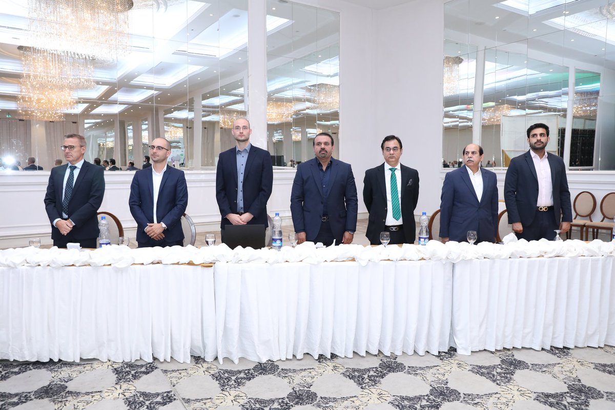 AlbarioPvt's tweet photo. After a successful seminar in Karachi, EPD (AEPL Group Company) organized a seminar on #GasEngine Products &amp; Solutions in association with their Austrian Partner #PowerUP in Lahore. Highlight of the event was the launch of 1MW Gas Engine. https://t.co/jPMer5r34z
