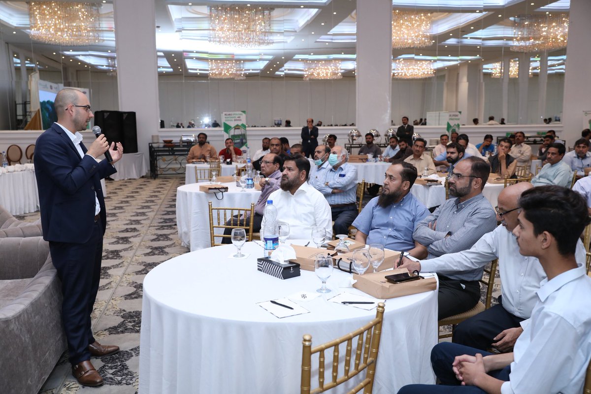 After a successful seminar in Karachi, EPD (AEPL Group Company) organized a seminar on #GasEngine Products &amp; Solutions in association with their Austrian Partner #PowerUP in Lahore. Highlight of the event was the launch of 1MW Gas Engine.