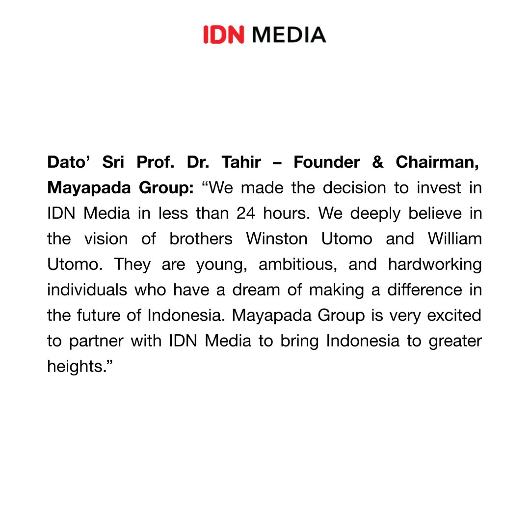 IDN Media tweet media