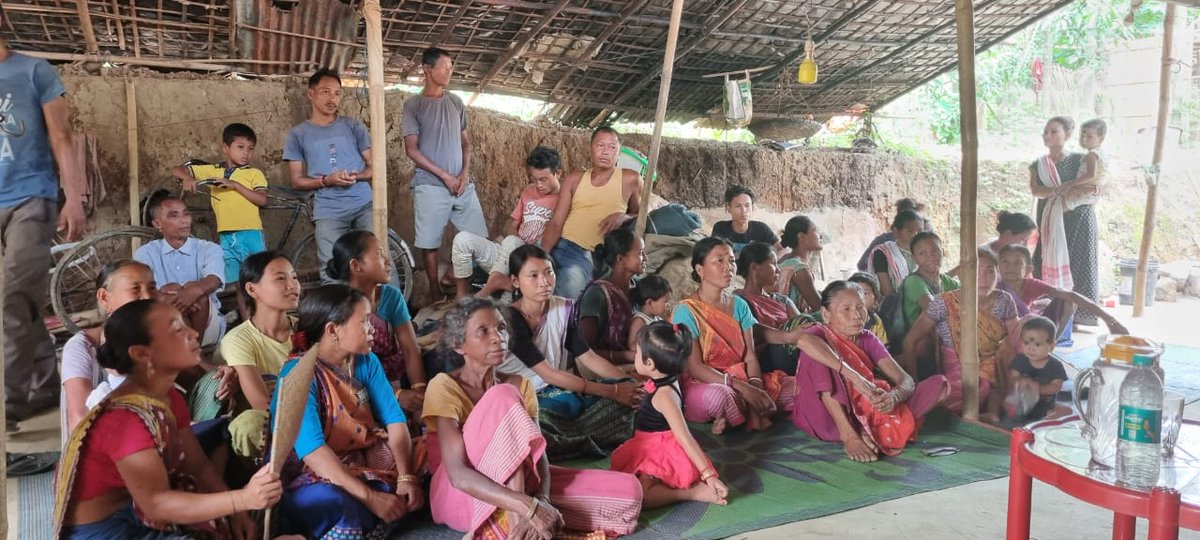 DrPKashyap's tweet photo. Took part in a door-to-door campaign for BJP candidate of Socheng Dhenta MAC, Smt. Kache Rongpipi in interior pockets of the constituency in Fangsho on the last day of campaign for #KAACelection.
People’s love & support affirm a huge margin victory for our BJP candidate. https://t.co/GzG2pNViHA