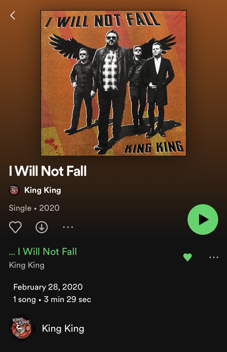KingKingUK's tweet photo. 1 Million plays #IWillNotFall @spotifyuk
https://t.co/Y4VlI1EmhR https://t.co/407uTrBGl9
