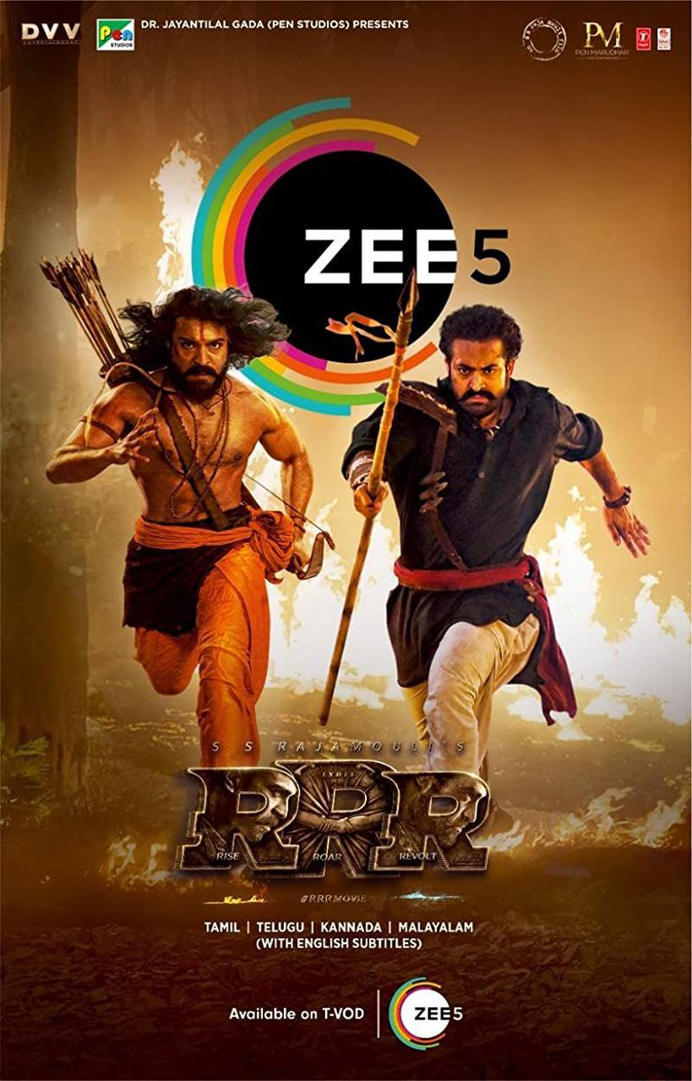 axiatechie's tweet photo. A thread of recent bollywood action you would definitely enjoy and where to get them. 

1. R.R.R                       K.G.F Chapter 2 https://t.co/zlLD9viZSn
