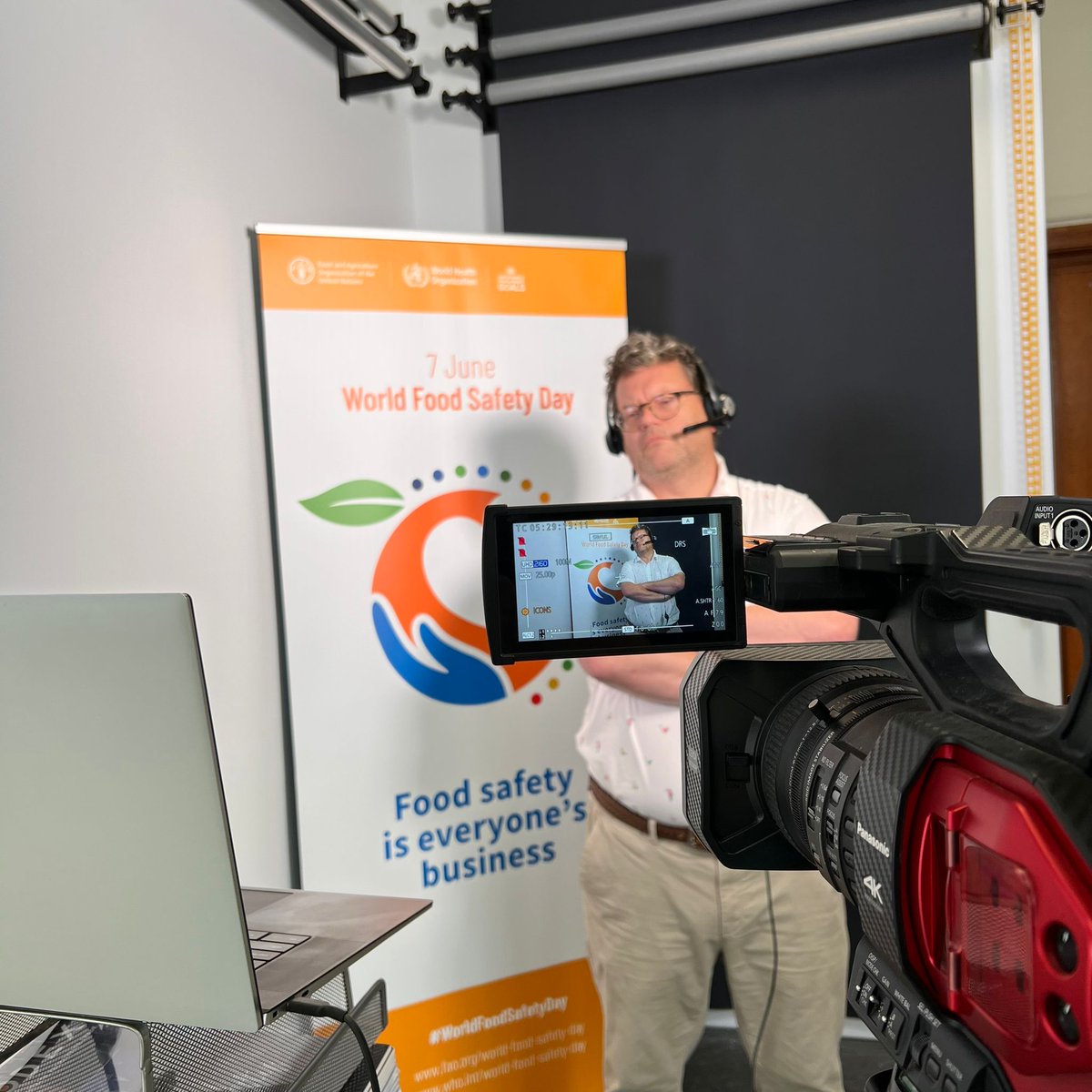 FAOWHOCodex's tweet photo. 📸 | Gearing up for the #WorldFoodSafetyDay social media live Q&amp;A event.

👉 Tune in today 6 June 2022, at 15:00 CEST.

➕ℹ️➡️  https://t.co/38XGXuM1Fj https://t.co/tVXUIhzOfo