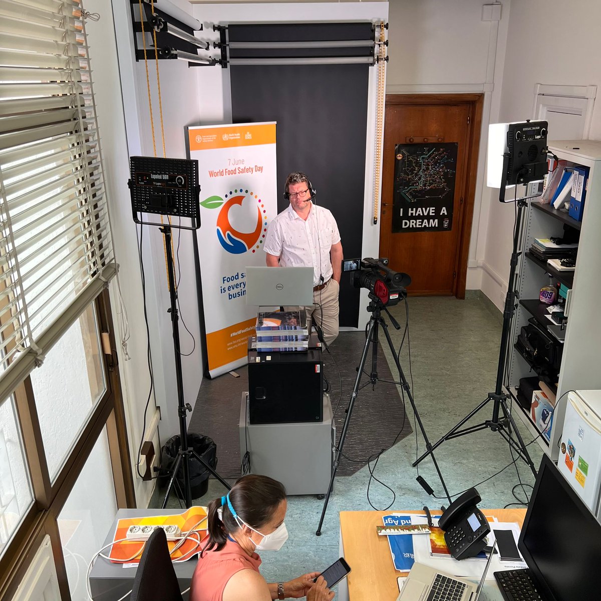 FAOWHOCodex's tweet photo. 📸 | Gearing up for the #WorldFoodSafetyDay social media live Q&amp;A event.

👉 Tune in today 6 June 2022, at 15:00 CEST.

➕ℹ️➡️  https://t.co/38XGXuM1Fj https://t.co/tVXUIhzOfo