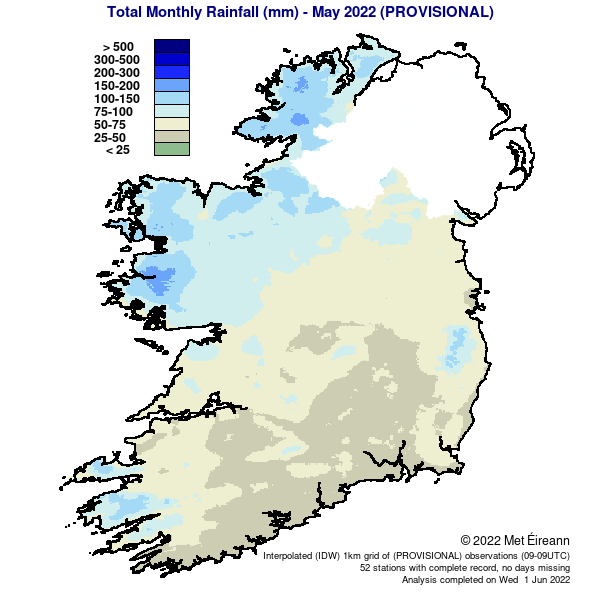 Extreme Temperatures Around The World on Twitter "May 2022 in Ireland