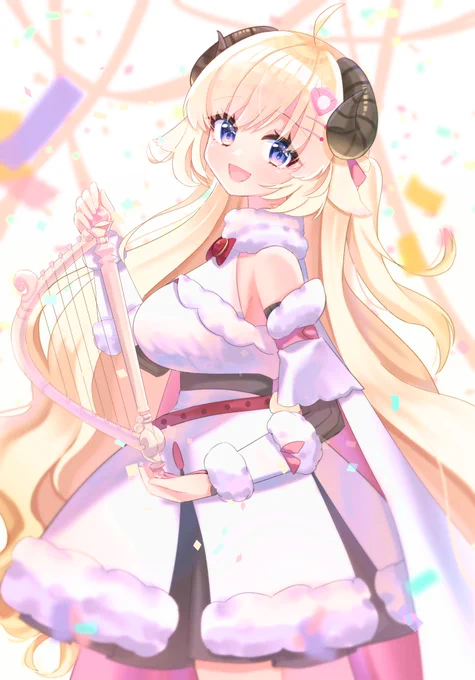 わためえおめでとう!!#角巻わため超絶生誕祭2022 #つのまきあーと 