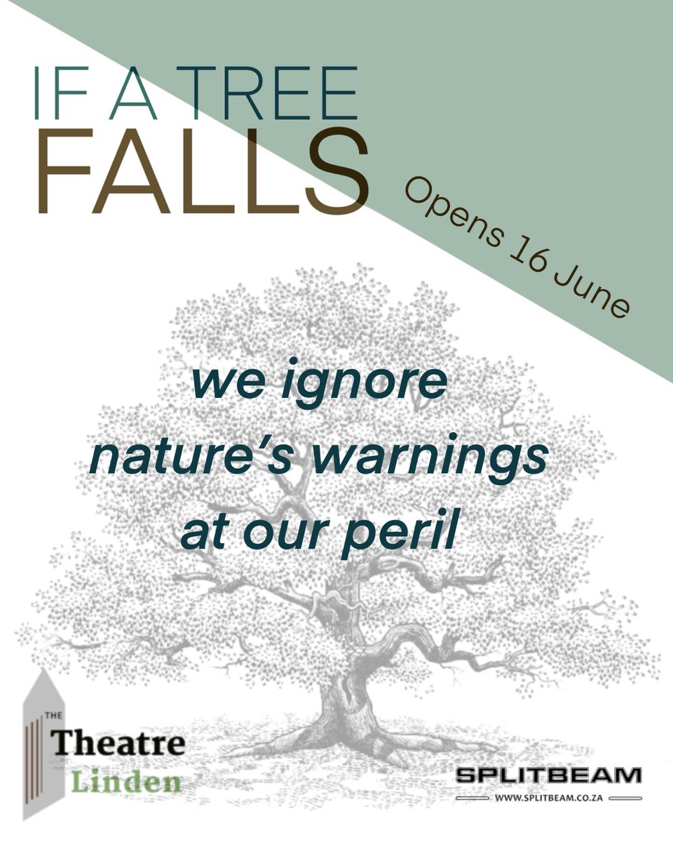 IF A TREE FALLS - an extraordinary play about mothers and daughters, great love and terrible tragedy. 🎟️ plugintheatre.co.za 🗓️ 16 - 23 June 📍 The Theatre Linden, JHB #PlugInTheatre #TheStageConnection