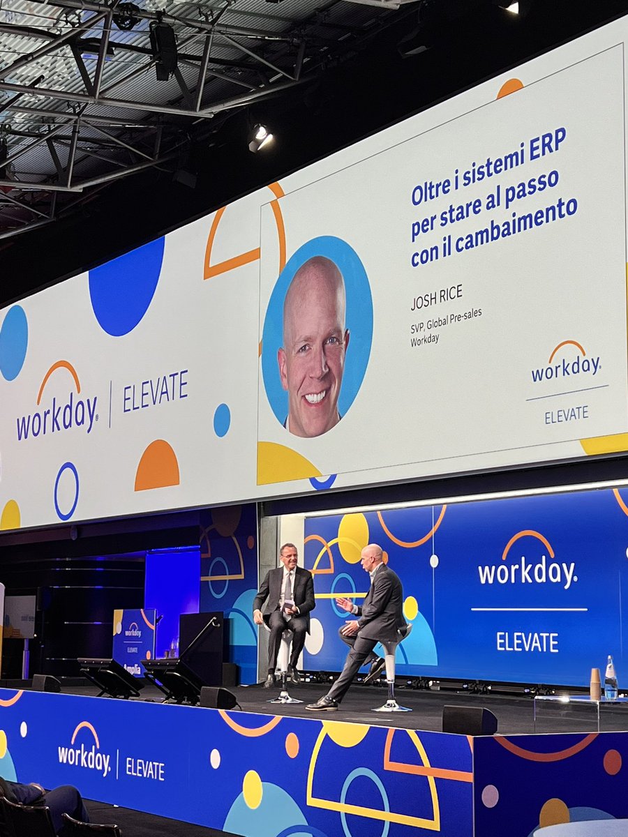 BNB_WD's tweet photo. Oltre i sistemi ERP per stare al passo con il cambiamento by Josh Rice, Global Pre-sales, Workday #wdayelevate #change #adapt #embracetransformation #cloud #talent #engagement https://t.co/mzE6nGL86d