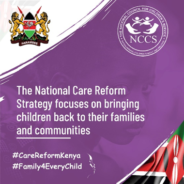 National Council for Children's Services (@nccs_ke) on Twitter photo The National Care Reform Strategy is a 10-year roadmap which will be implemented in three phases over a period of 10 years. #CareReformKenya #Family4EveryChild @DCS_Kenya <a href="/HopeandHomes/">Hope and Homes for Children</a> <a href="/UNICEFKenya/">UNICEF Kenya</a> <a href="/CatholicRelief/">CatholicRelief</a> <a href="/Stahili/">Stahili Foundation</a> <a href="/macfound/">MacArthur Foundation</a> The National Care Reform Strategy is a 10-year roadmap which will be implemented in three phases over a period of 10 years. #CareReformKenya #Family4EveryChild @DCS_Kenya <a href="/HopeandHomes/">Hope and Homes for Children</a> <a href="/UNICEFKenya/">UNICEF Kenya</a> <a href="/CatholicRelief/">CatholicRelief</a> <a href="/Stahili/">Stahili Foundation</a> <a href="/macfound/">MacArthur Foundation</a>