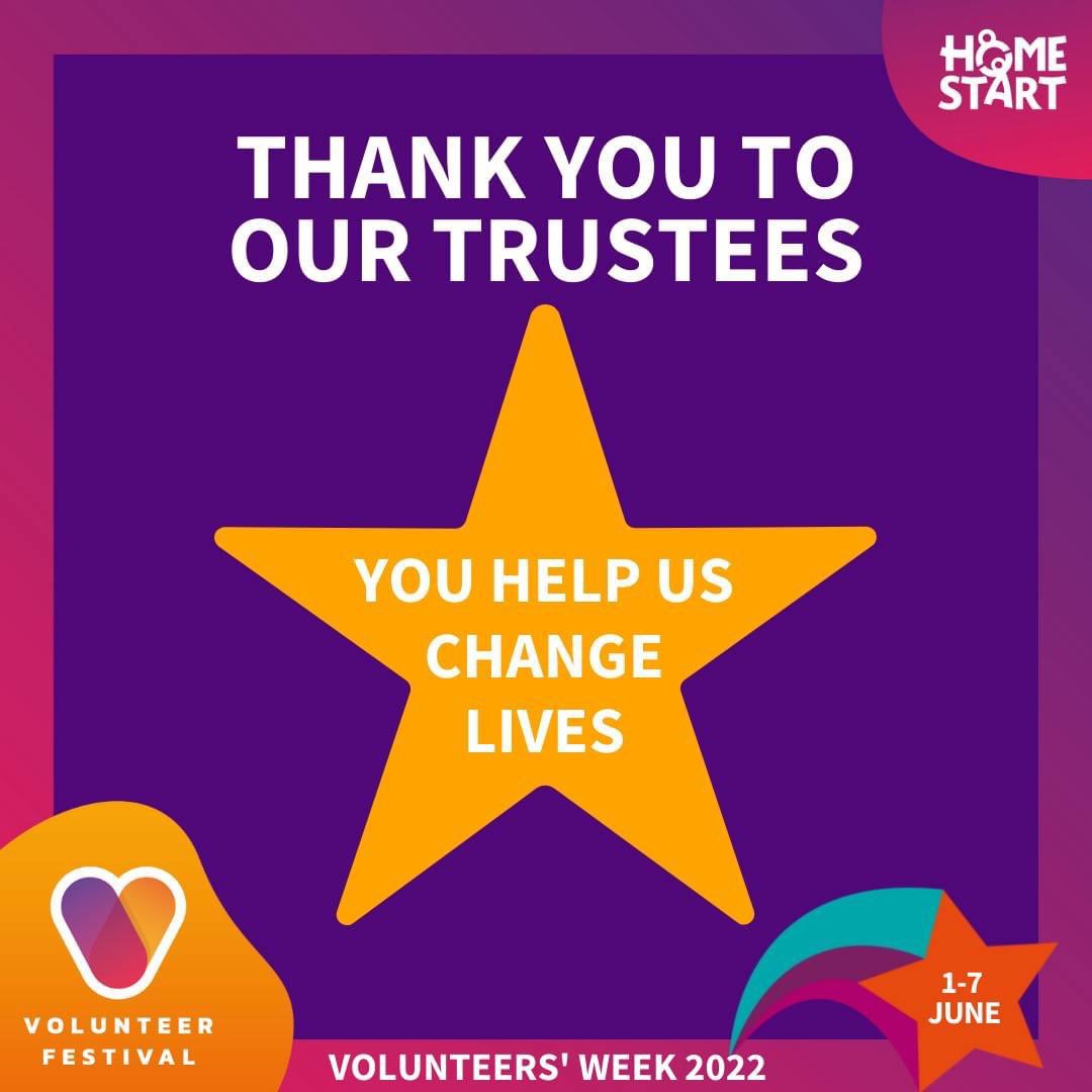 Our Trustees are always working away behind the scenes and are always there to offer us help with events, groups and various other tasks. We are so grateful for their support and encouragement. 💜🧡  #VolunteersWeek2022 #homestarttrustee #charitywork #hiddenheros