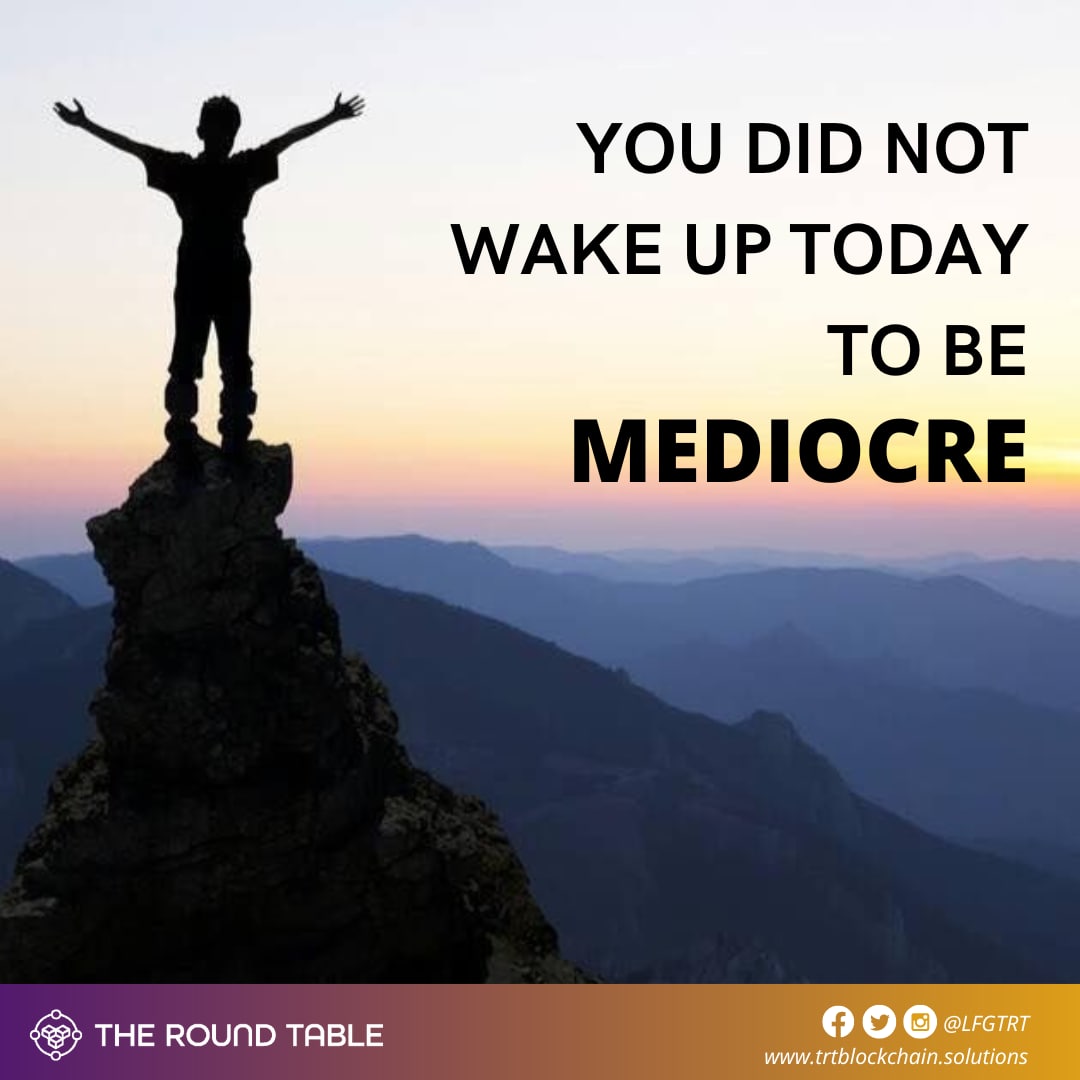 LFGTRT's tweet photo. Think about it.

Why wake up every day and not give your 100% in the things you have planned for the day?

Why study crypto trading? Just because somebody told you too, or because you think it will make money?

Do your best now!

#BetheBestYou
#MondayMotivations
#TheRoundTable https://t.co/bnxTpyFSPT