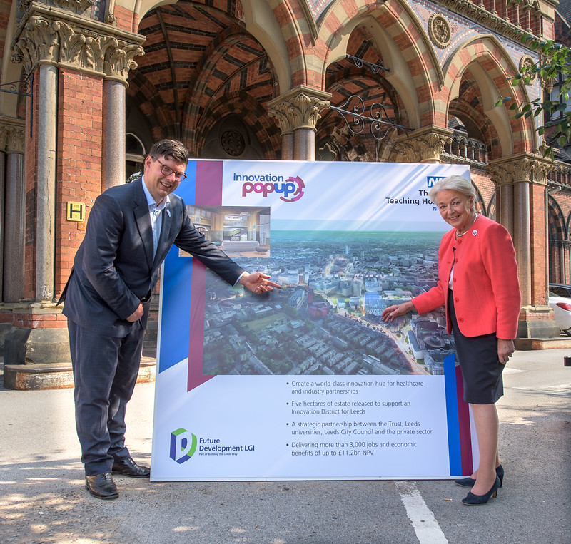 LTHTInnovation's tweet photo. Melissa Berthelot, CEO of @WarnerPatch discusses how the Innovation Pop-Up at @LeedsHospitals, which supports a cluster of health business startups, was a major attraction to the company in locating to Leeds.
https://t.co/cgnSLqW17a
#NHS #Leeds #WestYorkshire #Business https://t.co/6aIA3CvFQH