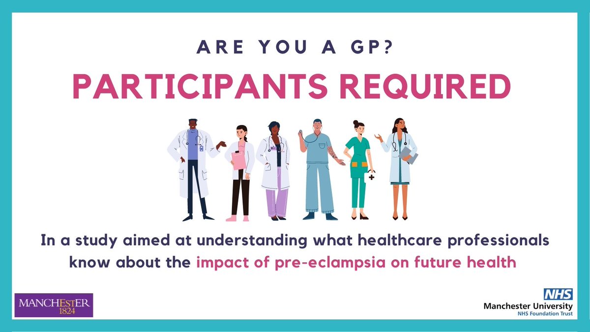 livjones99's tweet image. Are you a GP interested in women&apos;s health? We would like to invite you to complete a short survey about the long-term health effects of pre-eclampsia. An information leaflet will be available upon completion. Please click the link below to take part! redcap.link/scf83t88