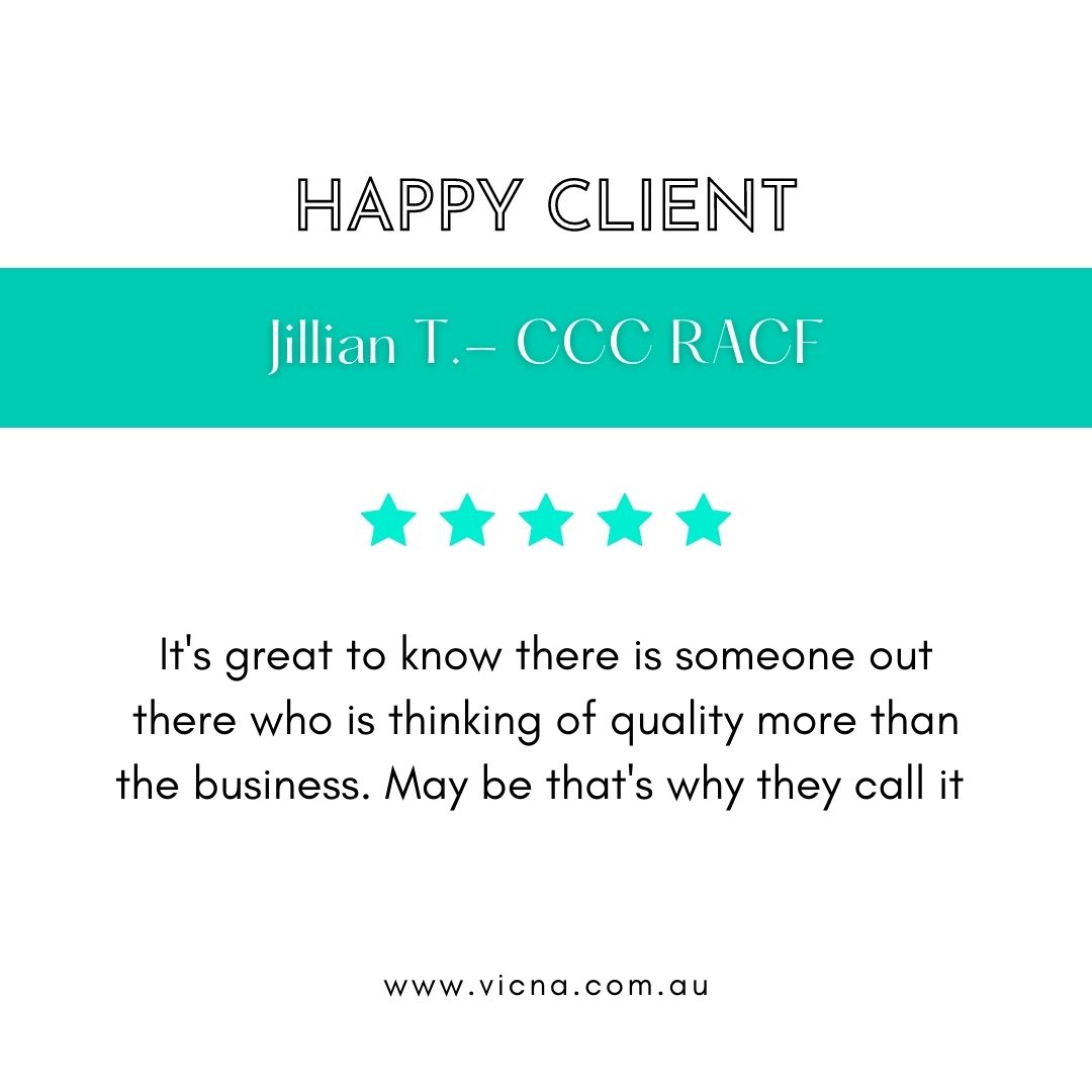 Thanks so much for the positive #review! We only want the best for our #customers and try our best to provide the best service we can.😇🙂 

#Vicna #nurseinaustralia #NursingJobs #Australia #staffing #NursingAgency