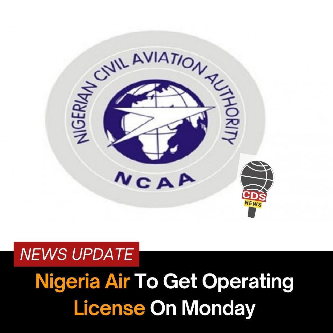 CDSNEWS_'s tweet photo. The Nigerian Civil Aviation Authority (NCAA) is expected to present Nigeria Air, the country’s proposed national carrier with Air Transport Licence (ATL) on Monday.

#blackchully Over 50 AK-47 FMC Owo Channels TV https://t.co/kHJmJsxSZ9