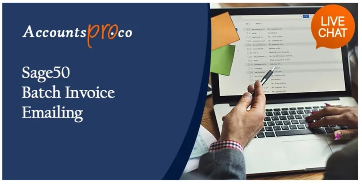 AccountsProNY's tweet photo. If you run a business that involves issuing invoices to your customers, you'll likely need to send out multiple invoices in a batch. This can be done using the Invoice Sage 50 software. https://t.co/UvOcydseuf https://t.co/X6tnFCiZBr