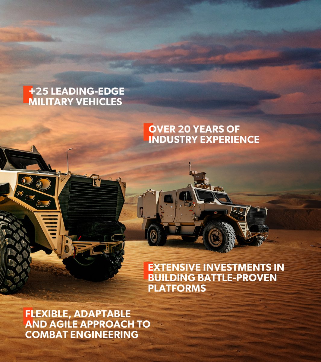 _edgegroup's tweet photo. #LeadingEDGE 🇦🇪 - Over 20 years of industry experience in developing mission proven armoured vehicles. More on: https://t.co/c4cxuASsfK #FuturePossible https://t.co/BpYu1zk5wu