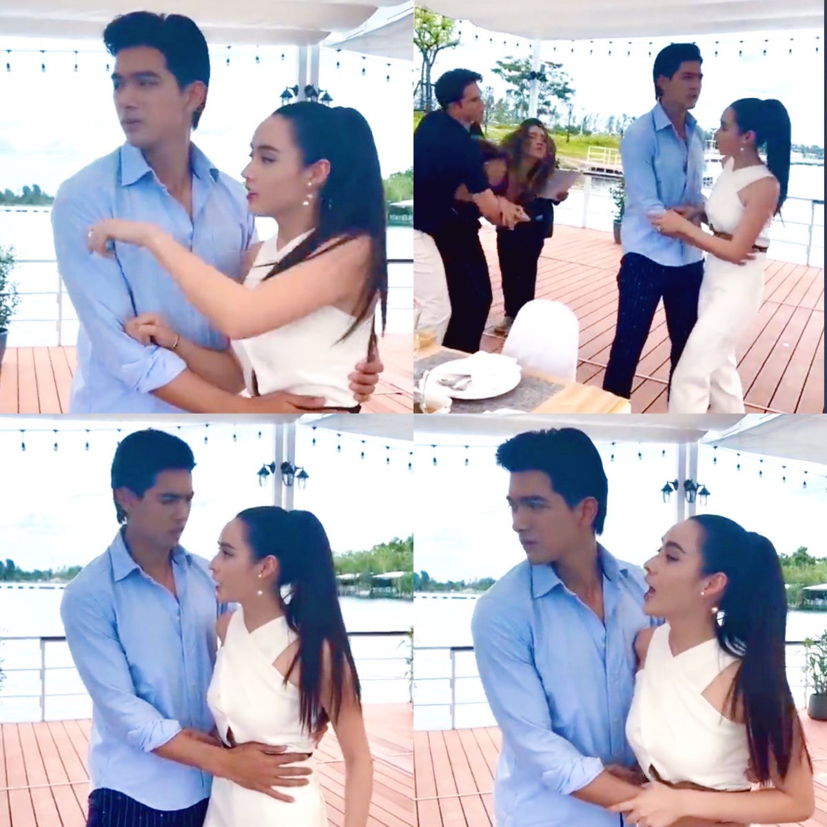 กำกับยังไงให้ซีนอารมณ์เป็นโลกสีชมพูขนาดนี้คะ🤭
อรปรีอย่าแหย่แม่เสือเด้อพ่อแมวเตือนด้วยความหวังดี🤣
#เข้มหัสวีร์ 
#มุกดานรินท์รักษ์ 
#เข้มมุก
#บ่วงวิมาลา