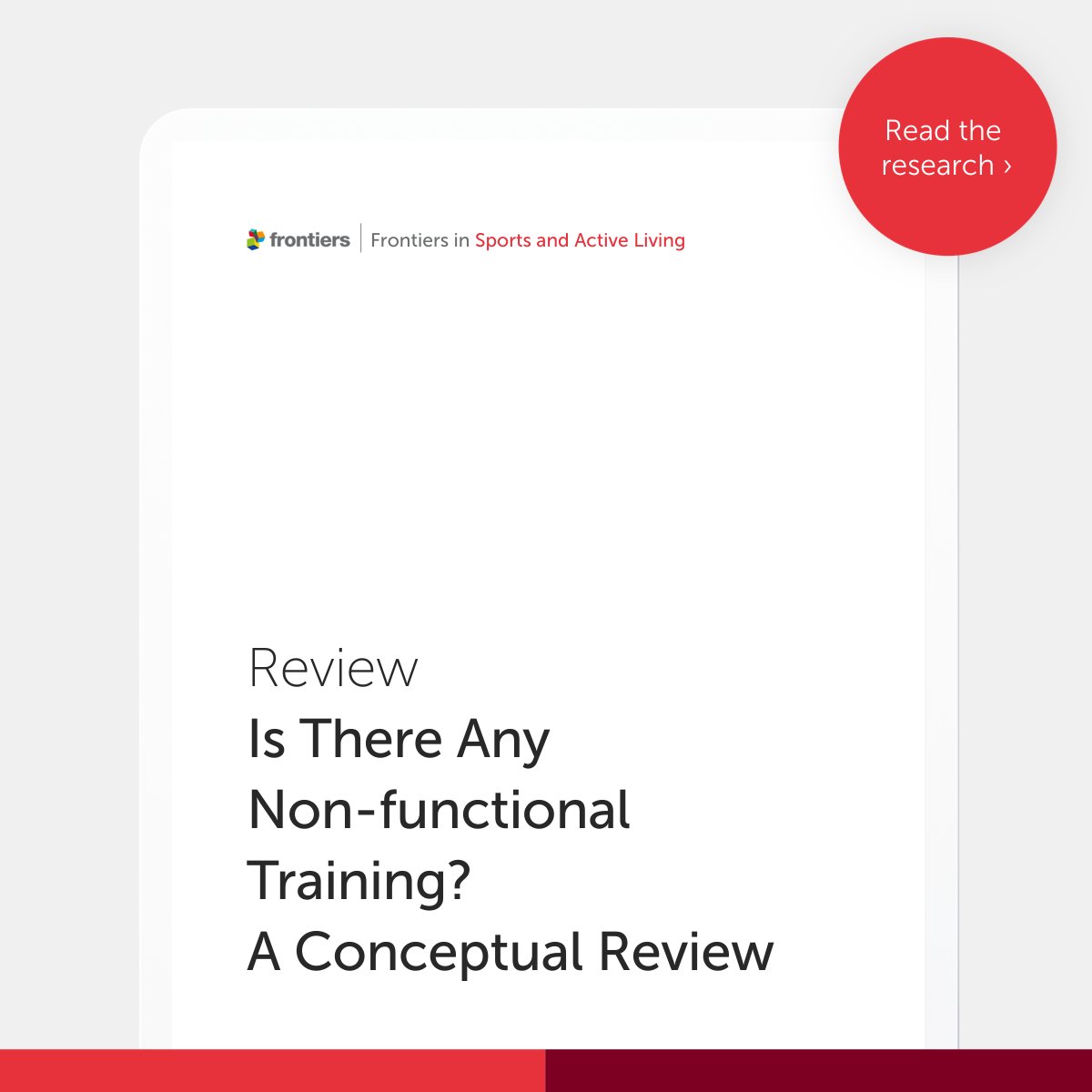 Frontiers - Sports and Active Living (@frontsportsal) on Twitter photo Your Monday Read ๐ฐ
"Is There Any Non-functional Training?" Research by <a href="/bernardo_0311/">Bernardo N. Ide, Ph.D.</a>, Dr. Silvatti, <a href="/moacirmarocolo/">Moacir Marocolo</a>, Dr. Santos, Prof. Silva, <a href="/DustinOranchuk/">Dustin Oranchuk. PhD</a> & <a href="/gustavo1mota/">Gustavo R Mota, PhD</a>
Read the #OpenAccess article here:
fro.ntiers.in/rsnN Your Monday Read ๐ฐ
"Is There Any Non-functional Training?" Research by <a href="/bernardo_0311/">Bernardo N. Ide, Ph.D.</a>, Dr. Silvatti, <a href="/moacirmarocolo/">Moacir Marocolo</a>, Dr. Santos, Prof. Silva, <a href="/DustinOranchuk/">Dustin Oranchuk. PhD</a> & <a href="/gustavo1mota/">Gustavo R Mota, PhD</a>
Read the #OpenAccess article here:
fro.ntiers.in/rsnN