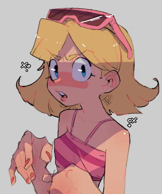 Enough horsing around... I drew Clover... 