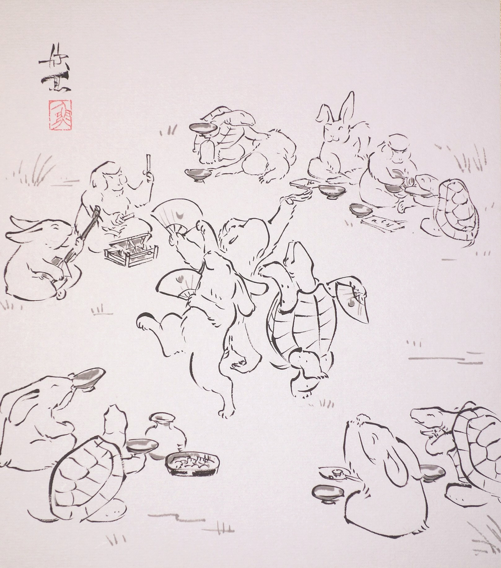 墨　鳥獣戯画 3f5d1c5889b8d730cd5d153c853918